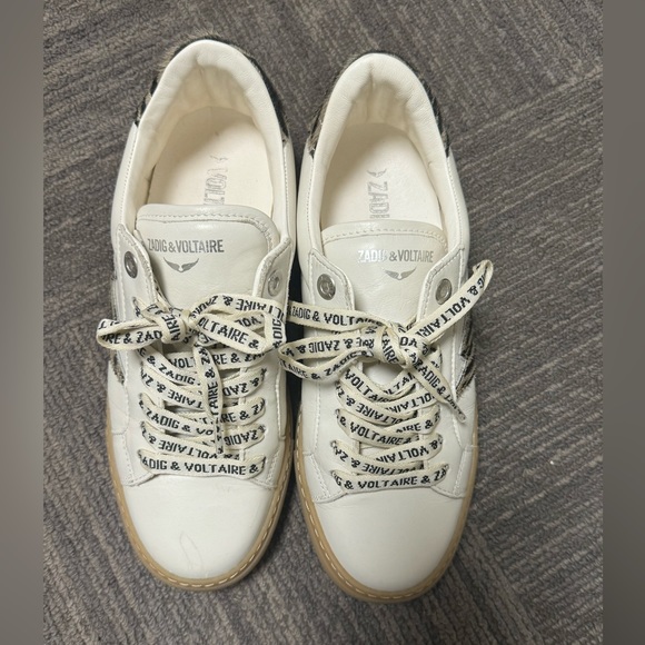 ZADIG & VOLTAIRE ZV 1747 WOMENS SNEAKERS - Picture 3 of 4
